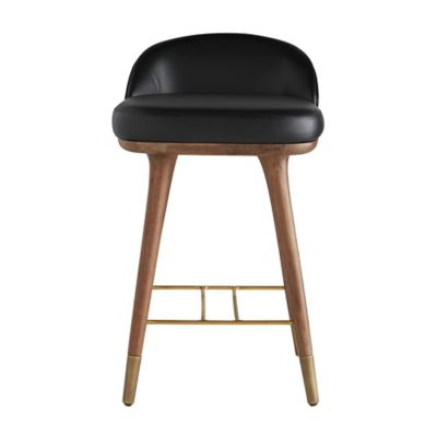 ARR1878233 Arteriors Walsh Stool - Color: Black - Size: Count sku ARR1878233