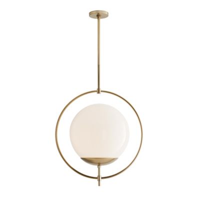 Arteriors Volta Pendant Light - Color: Brass - Size: 1 light - 49330