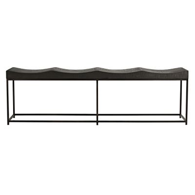 Arteriors Barrett Bench - Color: Black - 4745