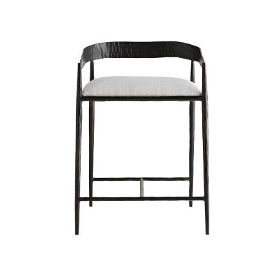 Arteriors Ansel Stool - Color: Black - Size: Counter - 4746