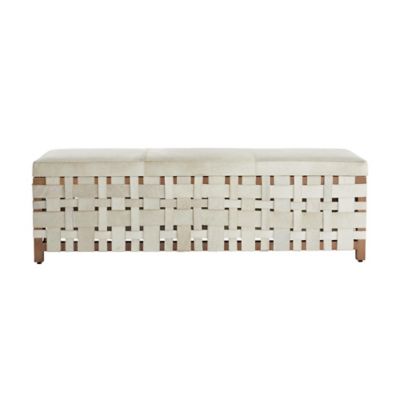 Arteriors Elis Bench - Color: Red - DS2024