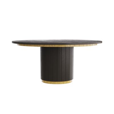 ARR2323314 Arteriors Reid Dining Table - Color: Black - 6970 sku ARR2323314