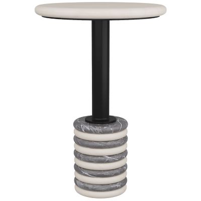 ARR2324679 Arteriors Paola Accent Table - Color: White - 4696 sku ARR2324679