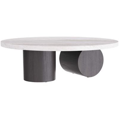 ARR2426494 Arteriors Torrington Coffee Table - Color: White - sku ARR2426494