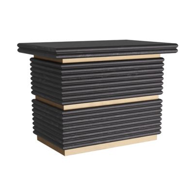 ARR2426778 Arteriors Tobar Side Table - Color: Black - FII02 sku ARR2426778