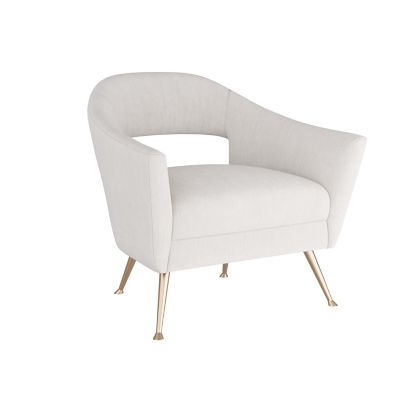 ARR2427191 Arteriors Weddington Chair - Color: Cream - FRU04 sku ARR2427191