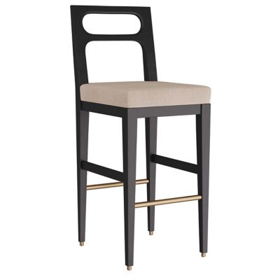 Arteriors Thaden Stool - Color: Black - Size: Bar - FSI06