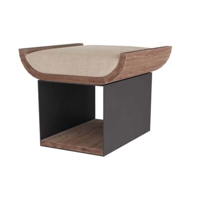 Arteriors Bookstack Stool - Color: Grey - GDFOI01