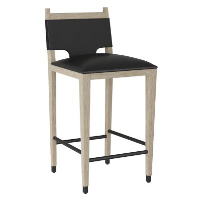 Arteriors Burdock Stool - Color: Black - Size: Bar - FSI08