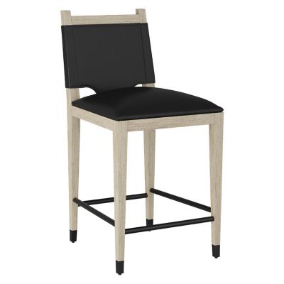 Arteriors Burdock Stool - Color: Black - Size: Counter - FSI10