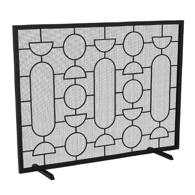 Arteriors Adamo Firescreen - Color: Grey - AFI04