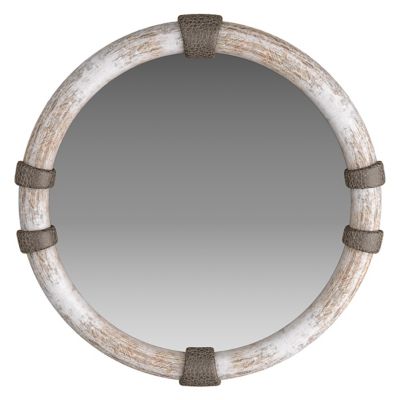 ARR2479796 Arteriors Bresnahan Mirror - Color: White - WMI30 sku ARR2479796