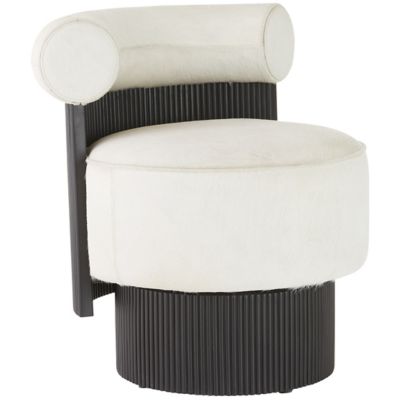 Arteriors Erhart Swivel Chair - Color: Black - FRI13