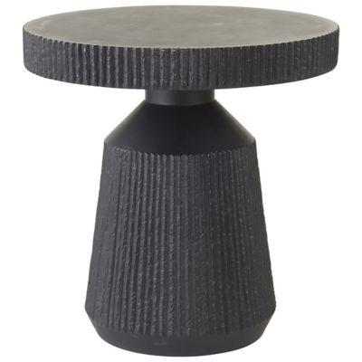 Arteriors Boyden Outdoor End Table in Black