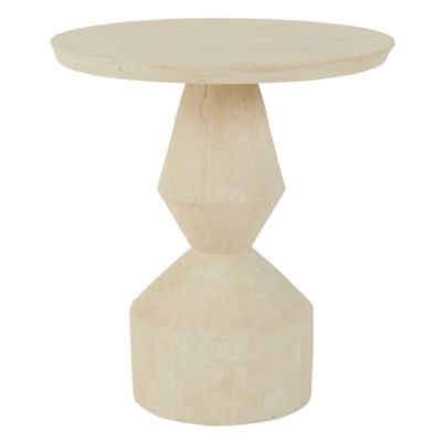 Arteriors Calypso Outdoor End Table in Beige