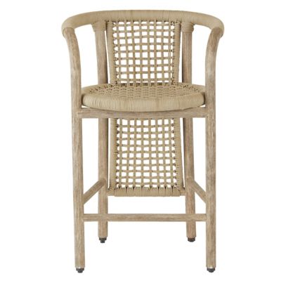 Arteriors Chapman Outdoor Bar/Counter Stool in Brown