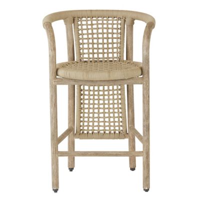 Arteriors Chapman Outdoor Bar/Counter Stool in Brown