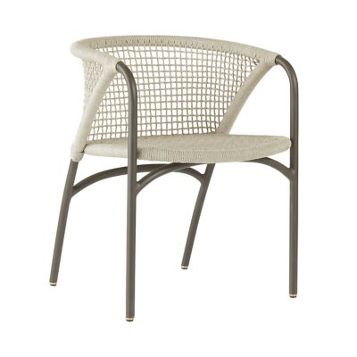 Arteriors Enzo Outdoor Dining Armchair in Black