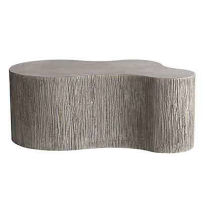 Arteriors Indio Outdoor Coffee Table in Grey, Size: Small Gray Stonewash
