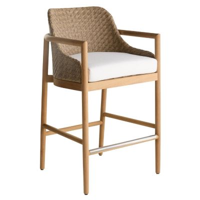 Arteriors Chilton Stool in Beige, Size: Bar