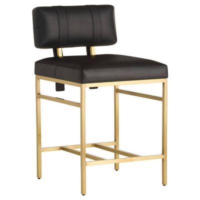 Arteriors Laney Bar/Counter Stool in Black