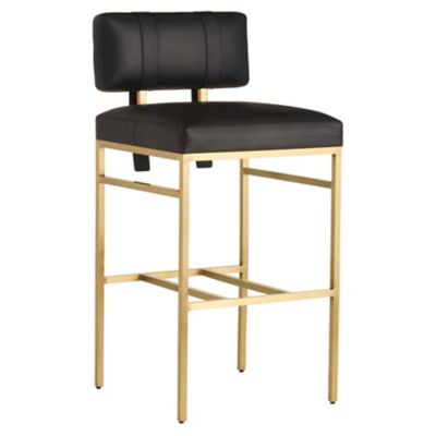 Arteriors Laney Bar/Counter Stool in Black