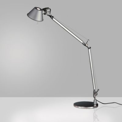 Artemide Tolomeo LED Table Lamp Lamp With Base - Color: Silver - Size: Micr