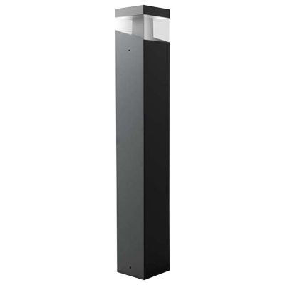 Artemide Tetragono Outdoor LED Bollard - Color: Black - Size: Large - USC-T