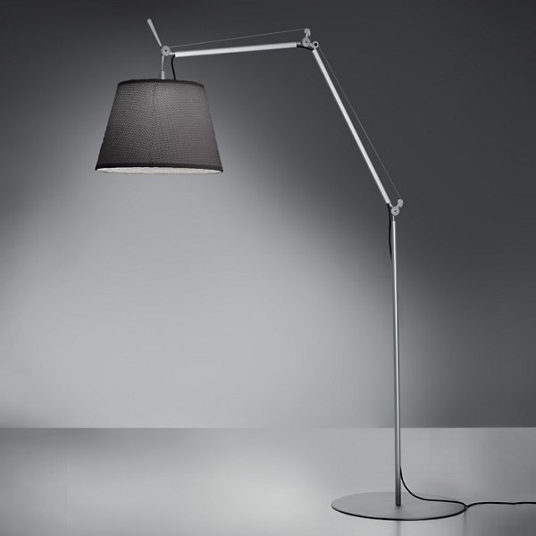 Tolomeo Mega Outdoor LED Floor Lamp - Color: Black - Artemide USC-TOU0104