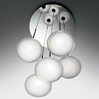 Artemide Orsa Multi-Light Pendant Light - Color: Clear - Size: 5 light - US