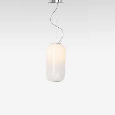 Artemide Gople Pendant Light - Color: White - Size: 1 light - USC-1405028A-