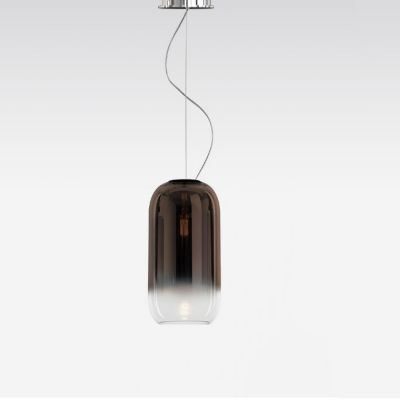 Artemide Gople Mini Pendant Light - Color: Bronze - Size: 1 light - USC-140