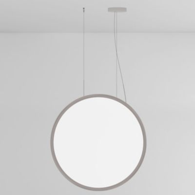 Artemide Discovery LED Vertical Suspension Light - Color: Grey - Size: Larg