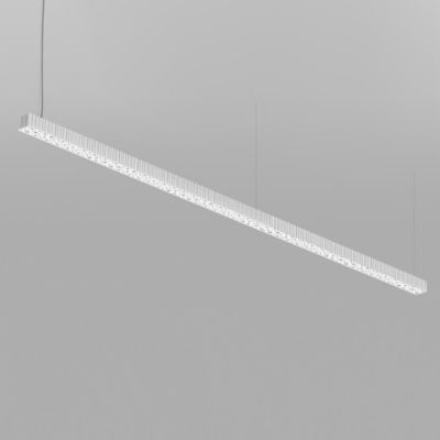 Artemide Calipso LED Linear Chandelier Light - Color: White - Size: Large -