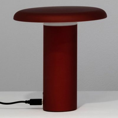 Artemide Takku Portable LED Table Lamp - Color: Red - USC-0151035A