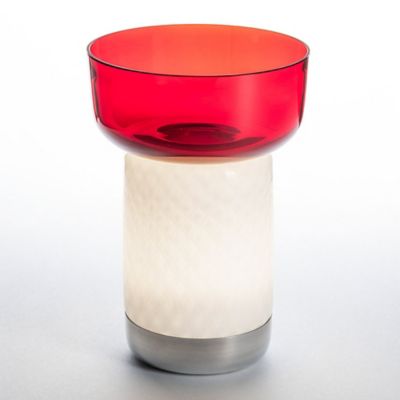 Artemide Bonta Rechargeable LED Table Lamp - Color: Red - USC-0150245A