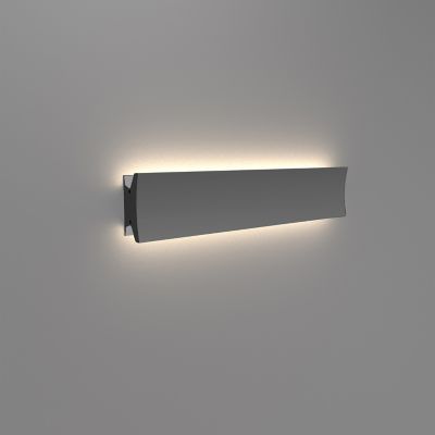Artemide Lineacurve 24-Inch Mono LED Wall/Ceiling Light - Color: Grey - USC