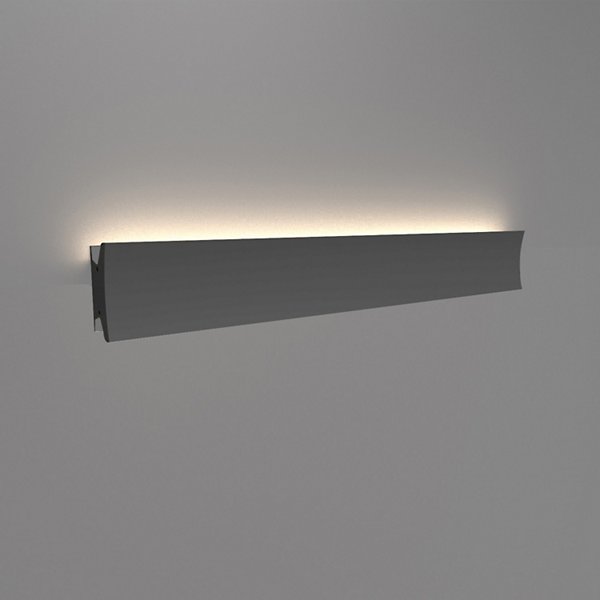 Artemide Lineacurve 36-Inch Mono LED Wall/Ceiling Light - Color: Grey - USC