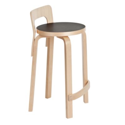 Artek High Chair K65 - Color: Black - 28100653