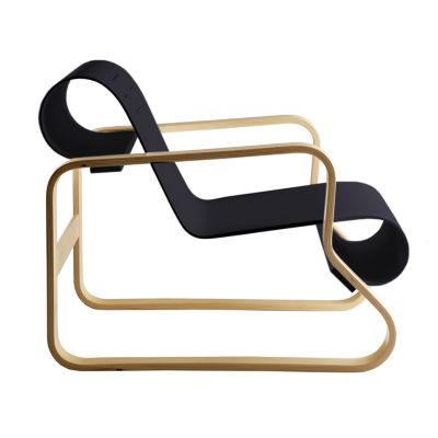 Artek Paimio Armchair 41 - Color: Black - 28200602