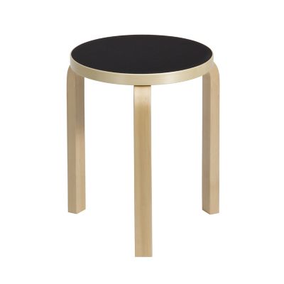 ATKY405989 Artek Stool 60 - Color: Black - 28000153 sku ATKY405989