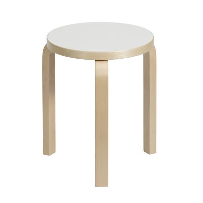 Artek Stool 60 - Color: White - 28000152