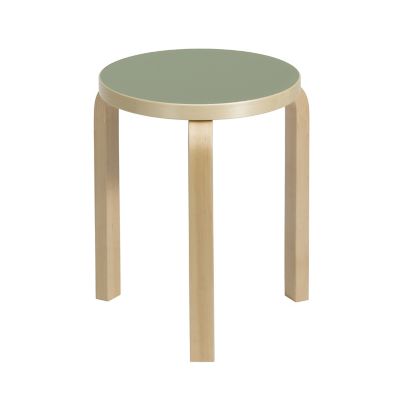 Artek Stool 60 - Color: Green - 28000158