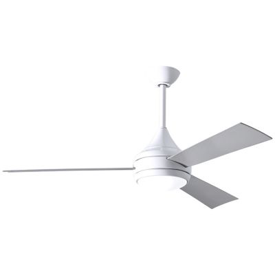 Atlas Fan Company Donaire LED Outdoor Ceiling Fan - Color: White - DA-WH-BS