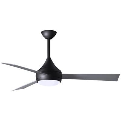 Atlas Fan Company Donaire LED Outdoor Ceiling Fan - Color: Black - DA-BK-BS