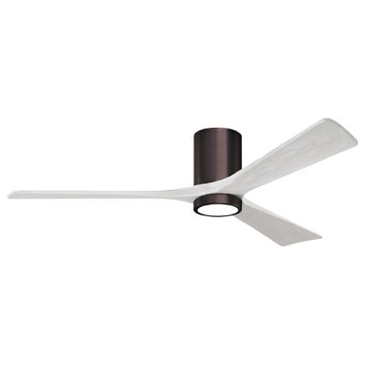 Atlas Fan Company Irene-HLK LED Flushmount 3 Blade Ceiling Fan - Color: Pol