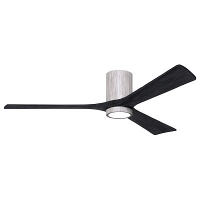 Atlas Fan Company Irene-HLK LED Flushmount 3 Blade Ceiling Fan - Color: Nat