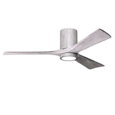 Atlas Fan Company Irene-HLK LED Flushmount 3 Blade Ceiling Fan - Color: Nat