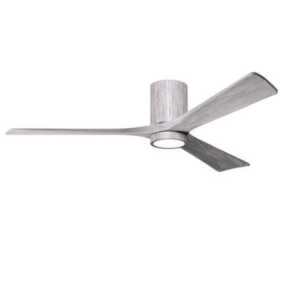 Atlas Fan Company Irene-HLK LED Flushmount 3 Blade Ceiling Fan - Color: Nat