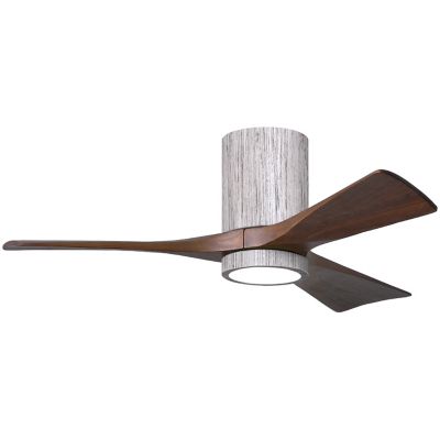 Atlas Fan Company Irene-HLK LED Flushmount 3 Blade Ceiling Fan - Color: Nat